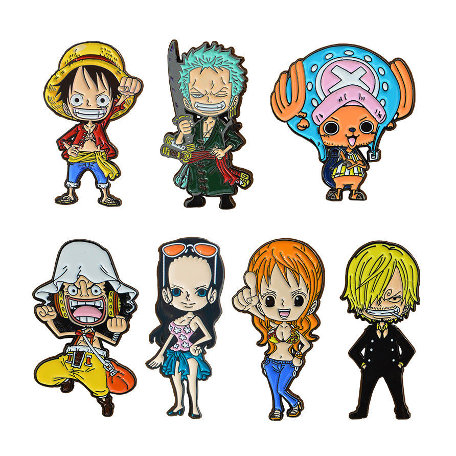 One Piece Straw Hats Pin