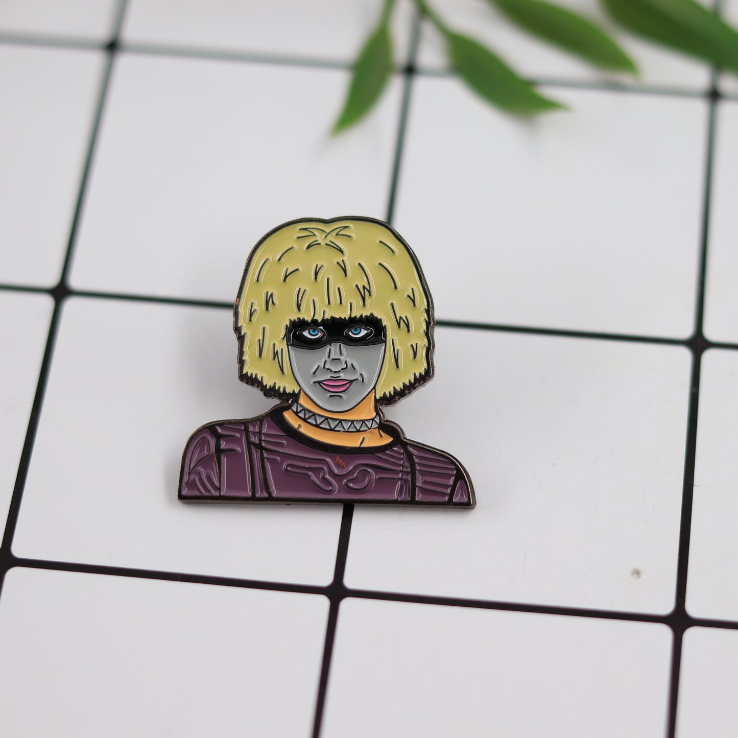 The Golden Haired Boy Under The Mask Pin