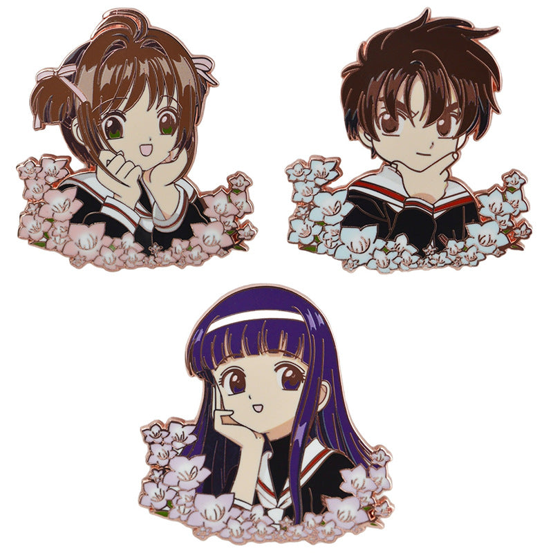 Cardcaptor Sakura: Tomoyo Daidouji, Sakura, Syaoran Pin