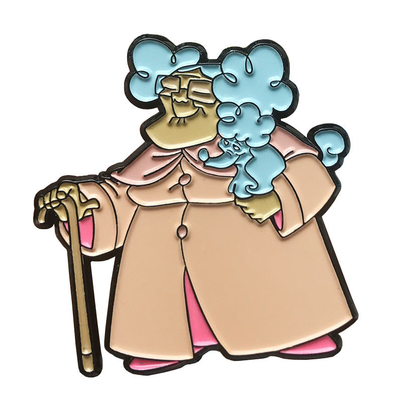 front view of Glorious Family Old Grandma Suga Mama Pin