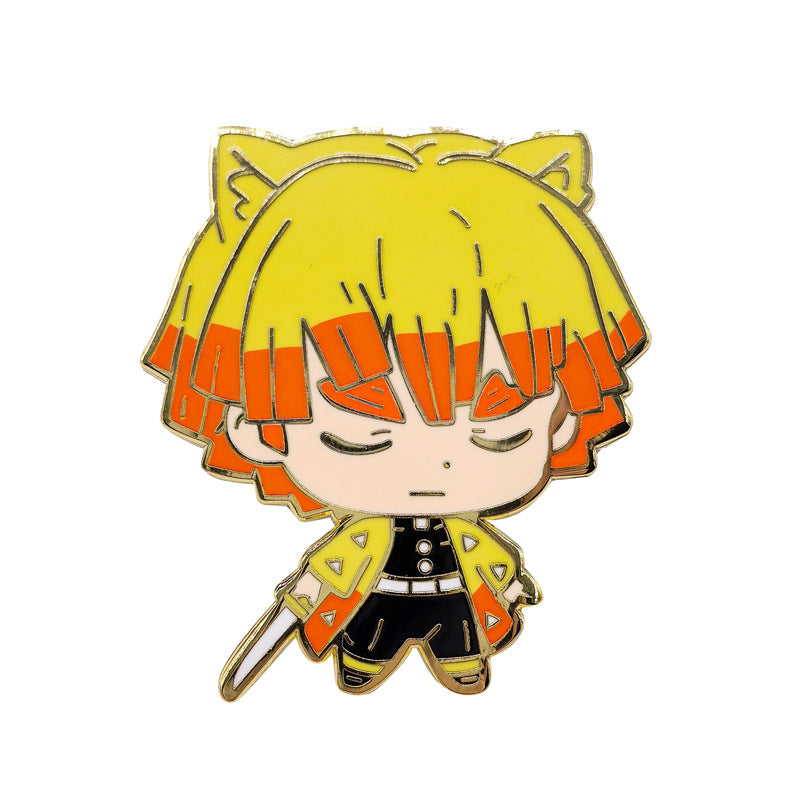 Demon Slayer: Kimetsu no Yaiba Agatsuma Zenitsu Hashibira Inosuke Pin