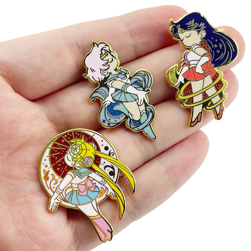 Sailor Moon Cartoon Bestie Pin