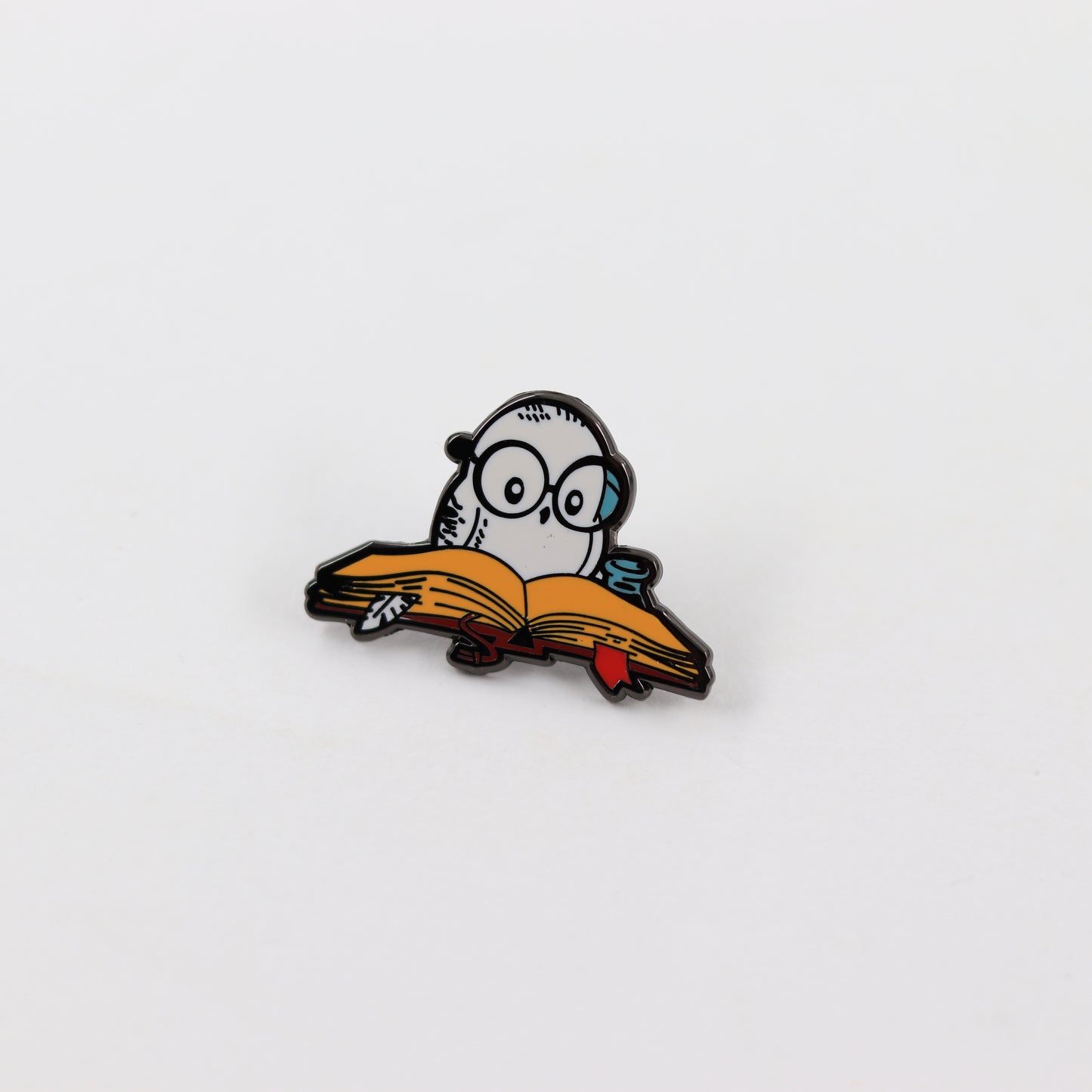 Owl Reading Pin