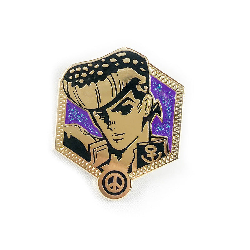 JoJo's Bizarre Adventure Josuke Higashikata Flash Pin