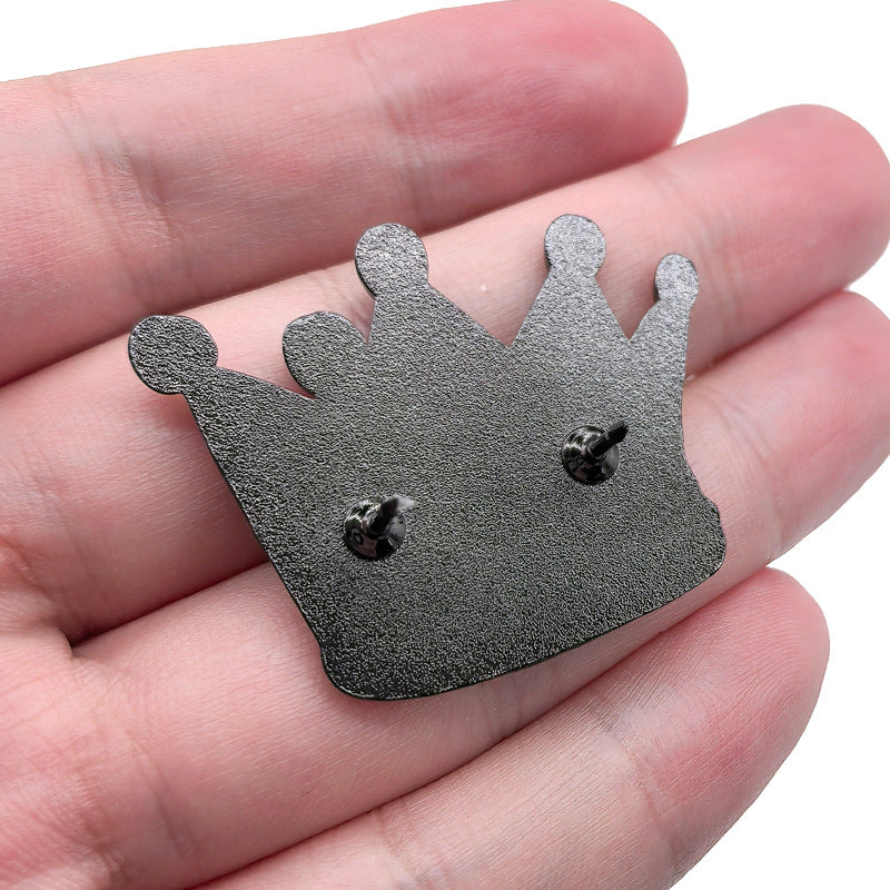 Cartoon Crown Pin