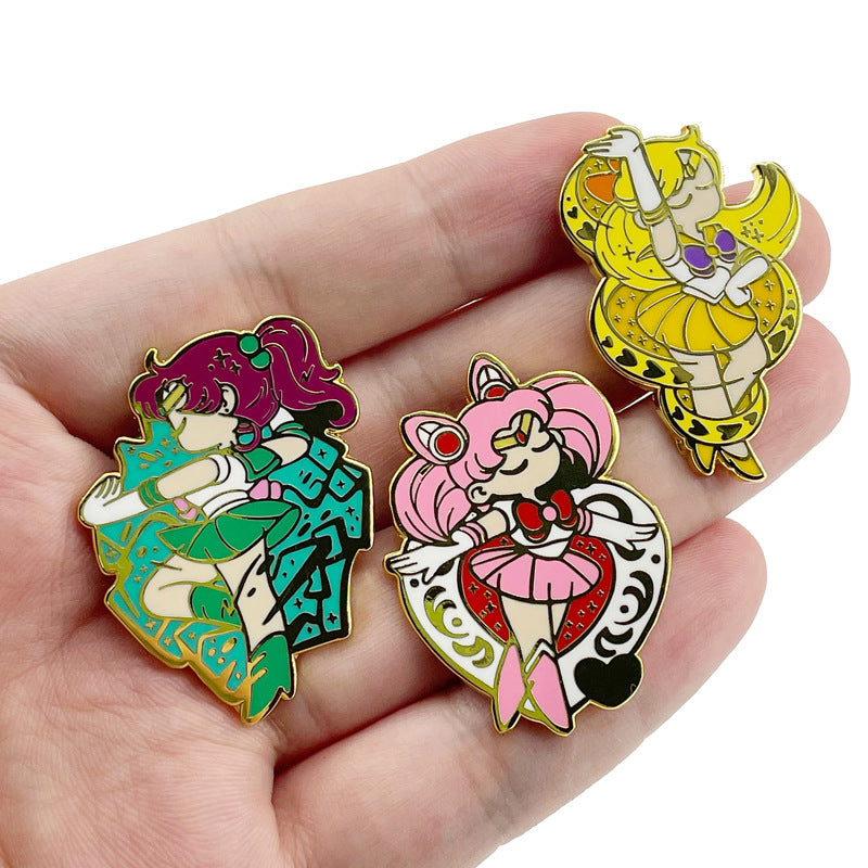 Sailor Moon Cartoon Bestie Pin