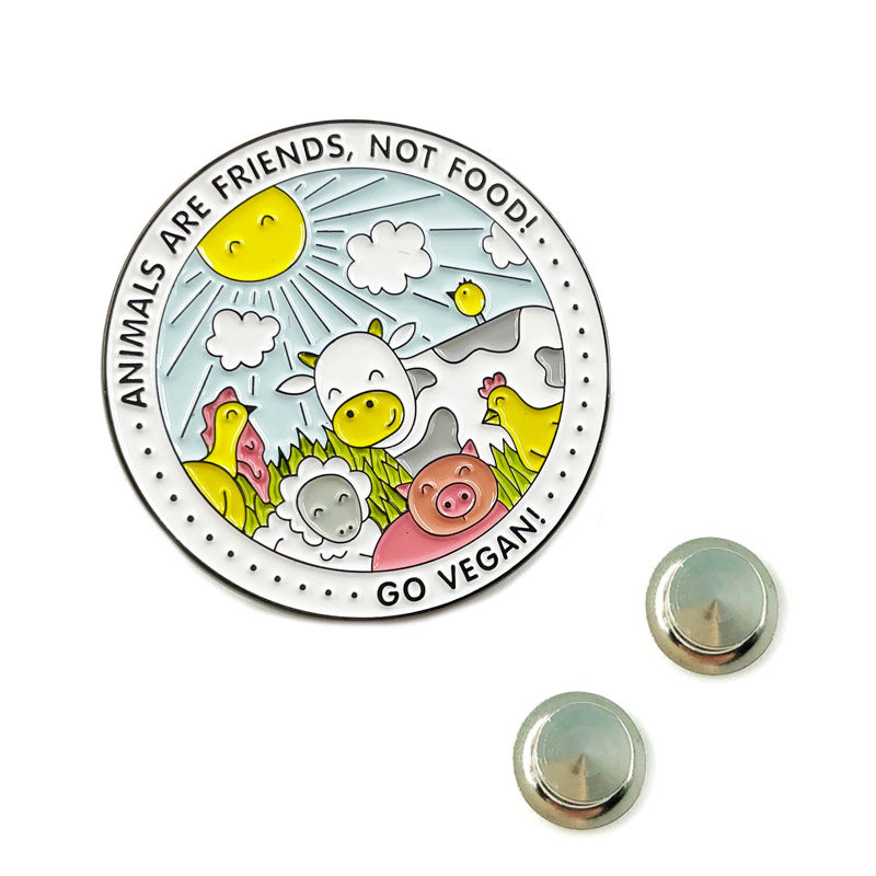 Vegetarian Cute Weight Loss Vegetable Lover Pin
