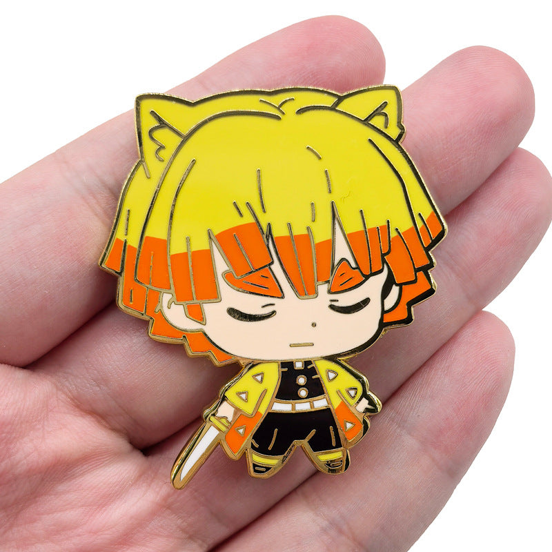 Demon Slayer: Kimetsu no Yaiba Agatsuma Zenitsu Hashibira Inosuke Pin