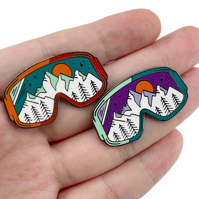 Ski Goggles Pin