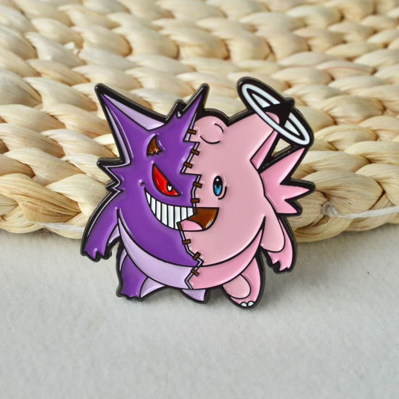 Kirby Gengar Jigglypuff Pin