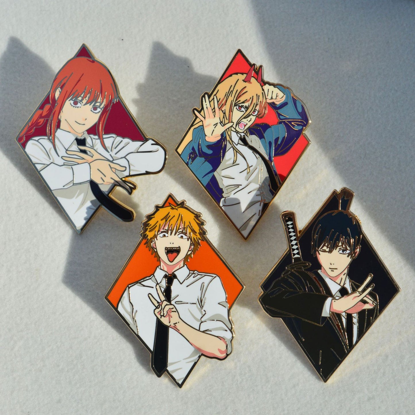 Chainsaw Man Denji Power Hayakawa Aki Makima Pin