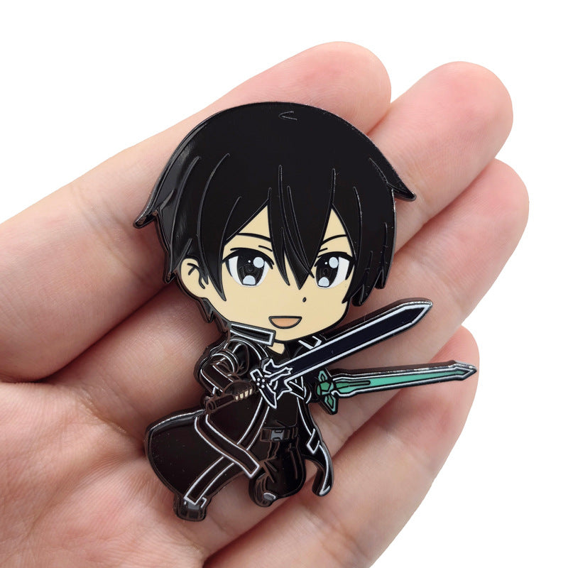 Sword Art Online Kirito and Asuna Pin