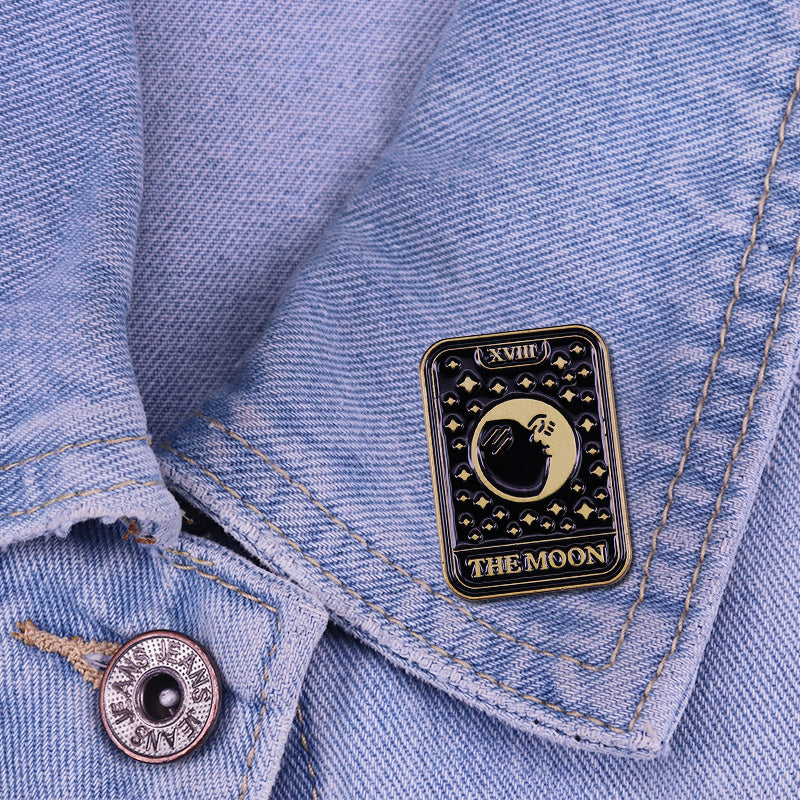 The Moon Tarot Pin