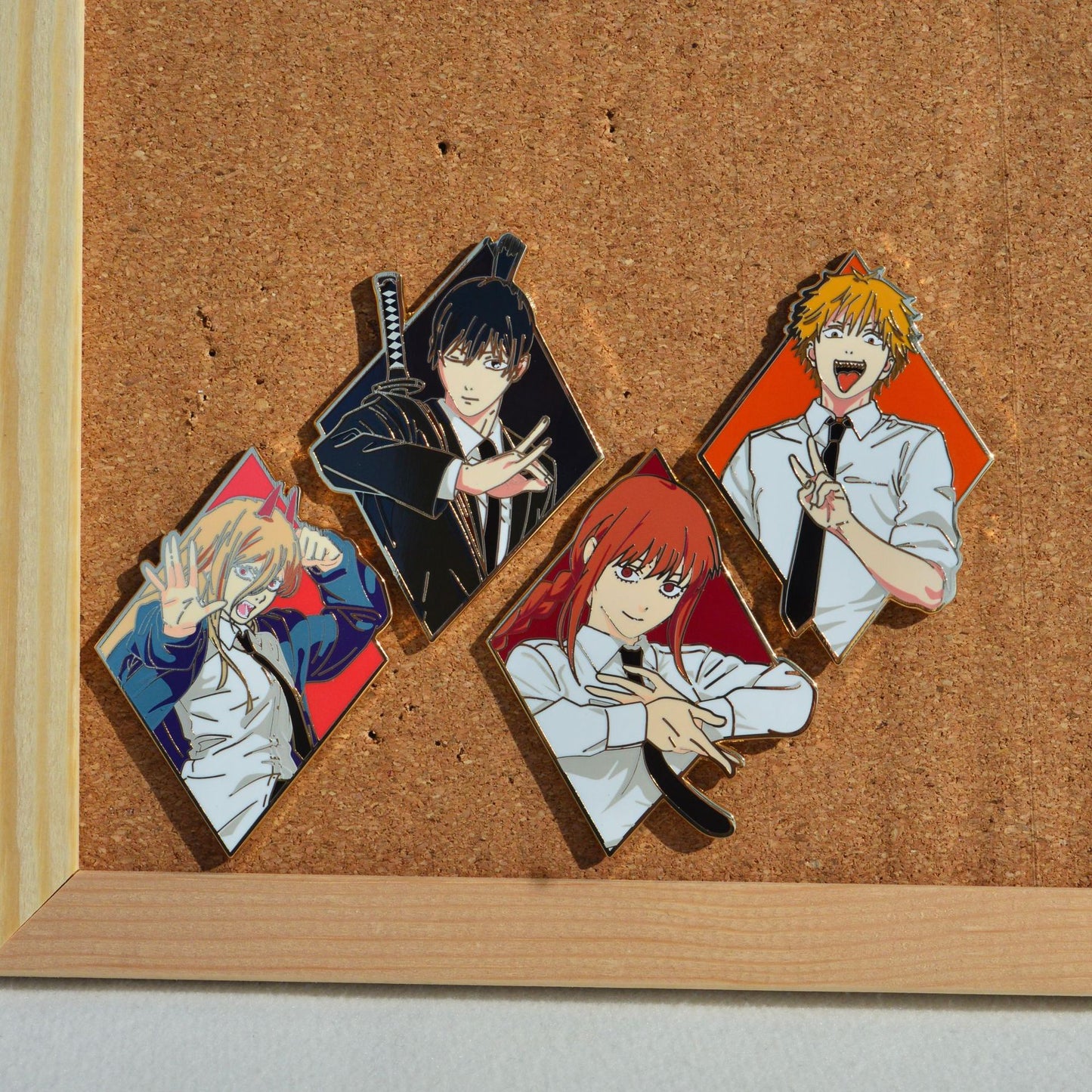 Chainsaw Man Denji Power Hayakawa Aki Makima Pin