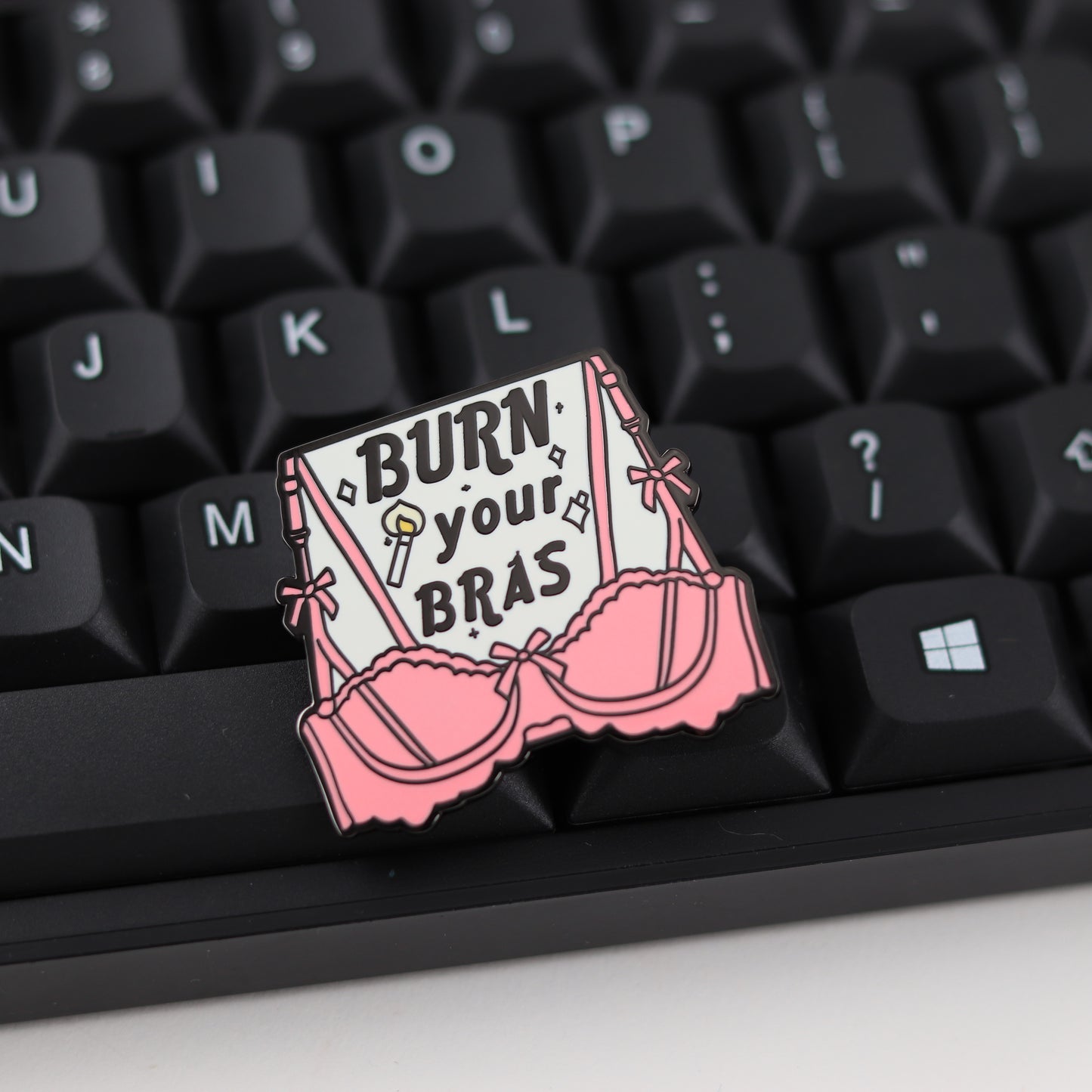 Burn Your Bra: The Feminist Movement Pin