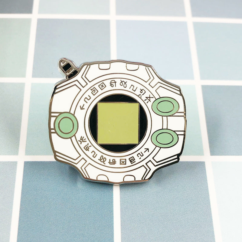 Digimon Adventure Digivice Cartoon Pin