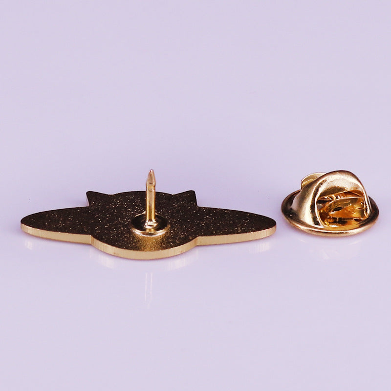 Space Planet Saturn Cat Pin