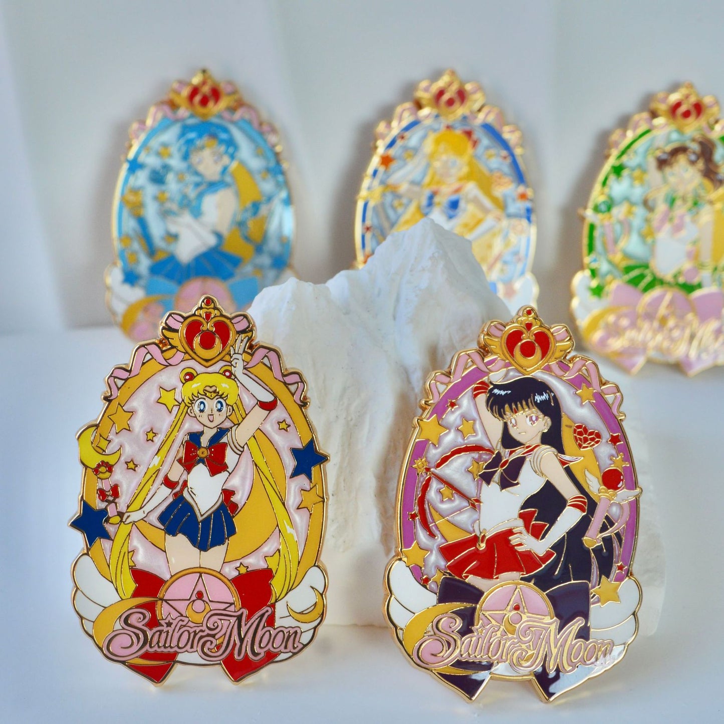 Sailor Moon Usagi Tsukino Rei Hino Makoto Kino Ami Mizuno Minako Aino Pin