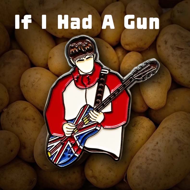 Noel Gallagher Britpop Pin