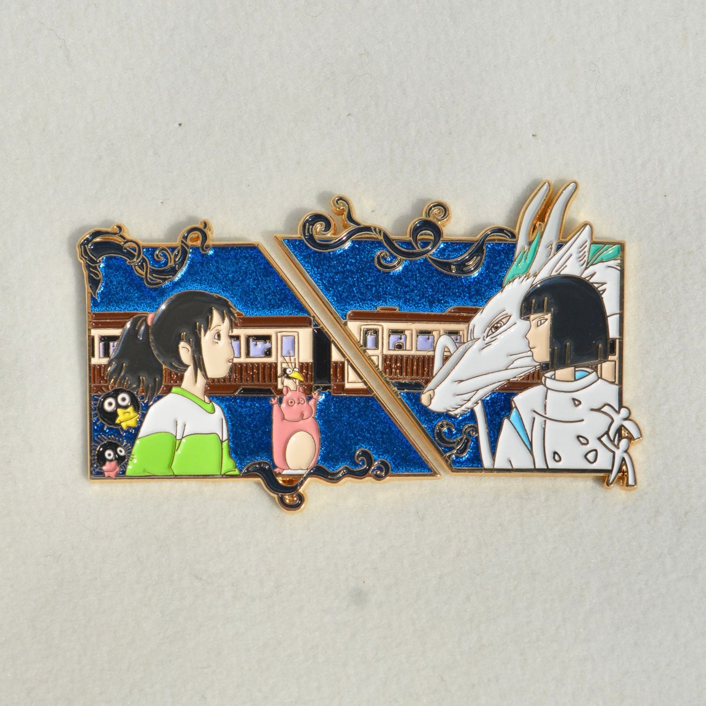 Spirited Away Chihiro Haku Pin