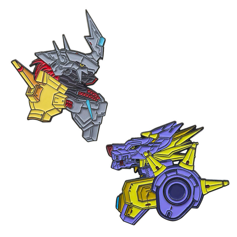 Digimon WarGreymon MetalGarurumon Pin