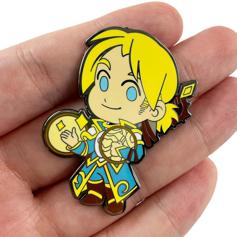 World of Warcraft: Wrathion and Anduin Game Black Dragon Prince Pin