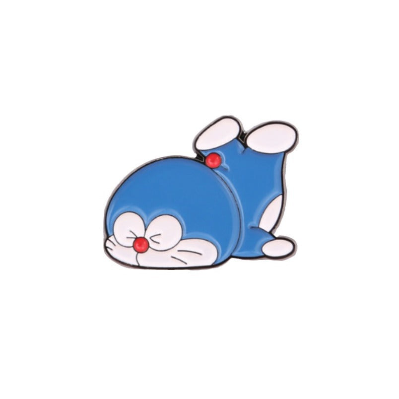 Falling Doraemon Pin