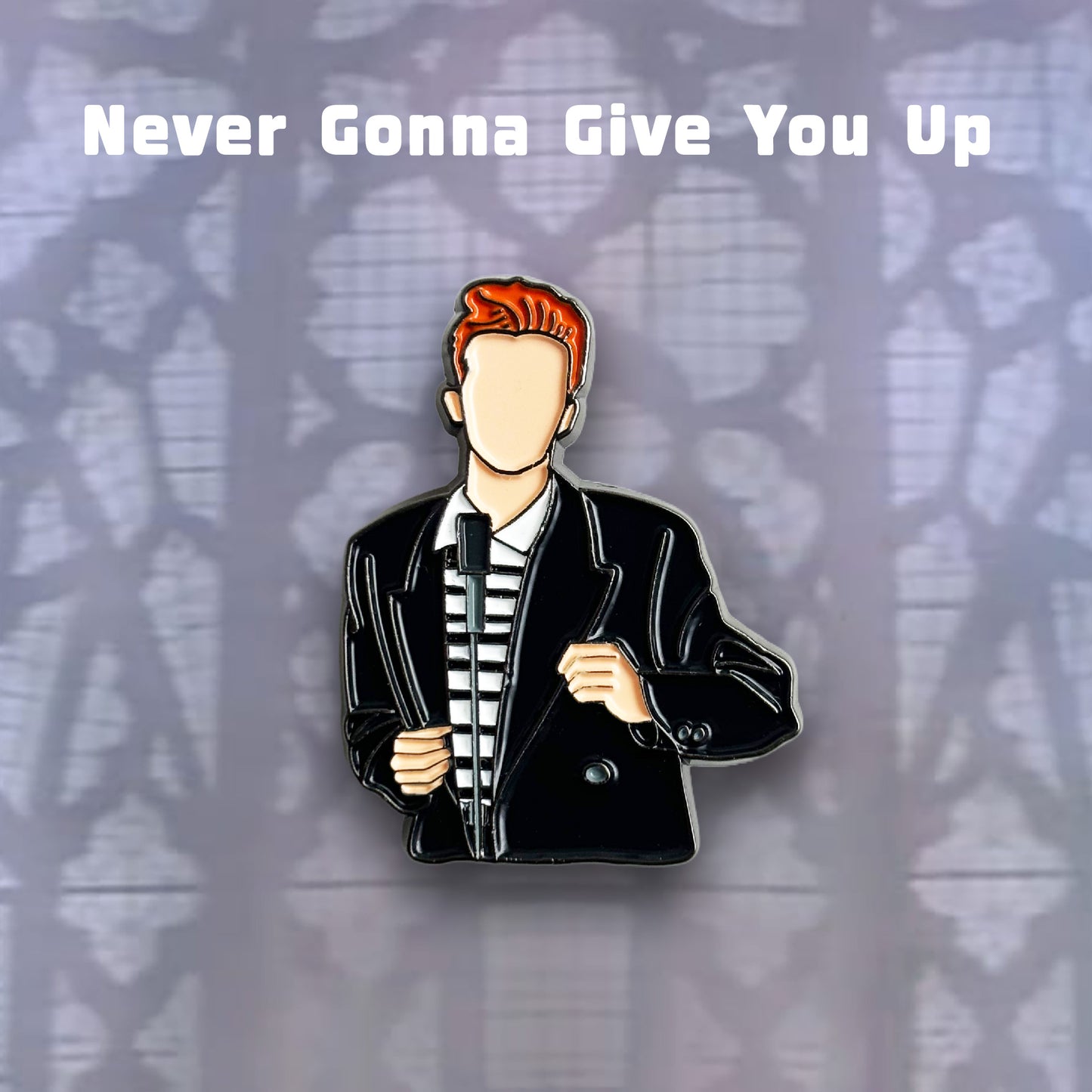 You 've Been Cheated! Rick Shake Rickroll April Fool's Day Pin