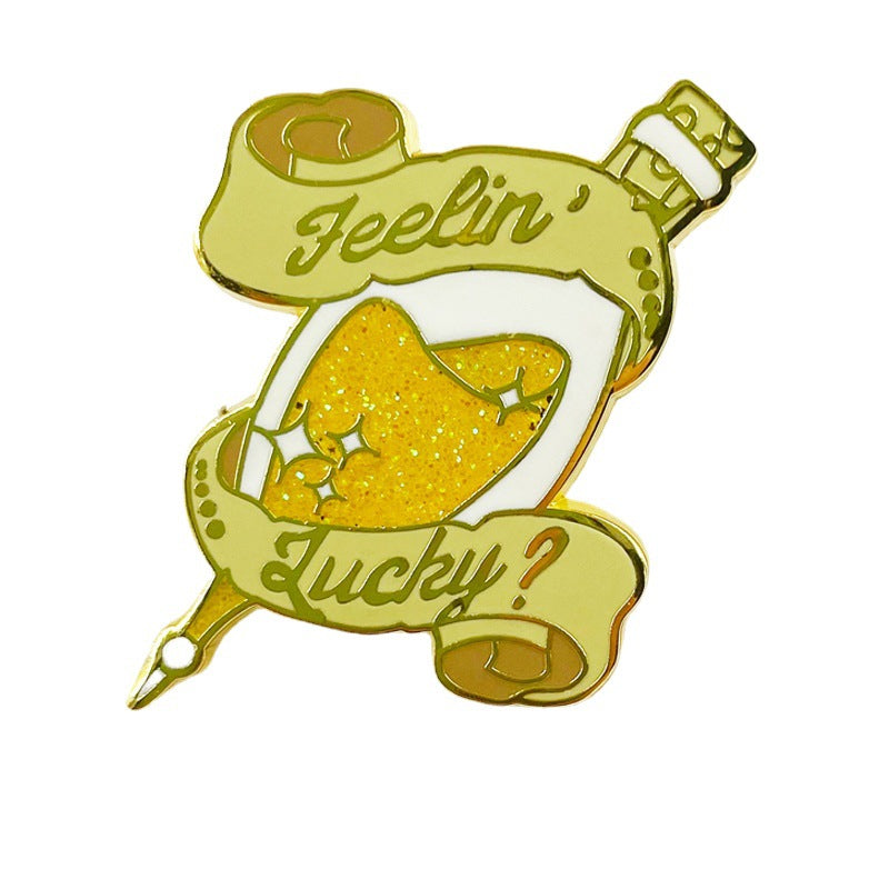 Magic Potion Felix Felicis Glitter Pin