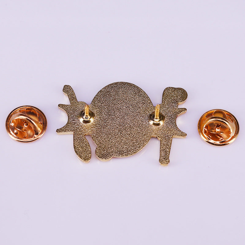 Harry Potter Golden Snitch Magic Witch Broom Pin
