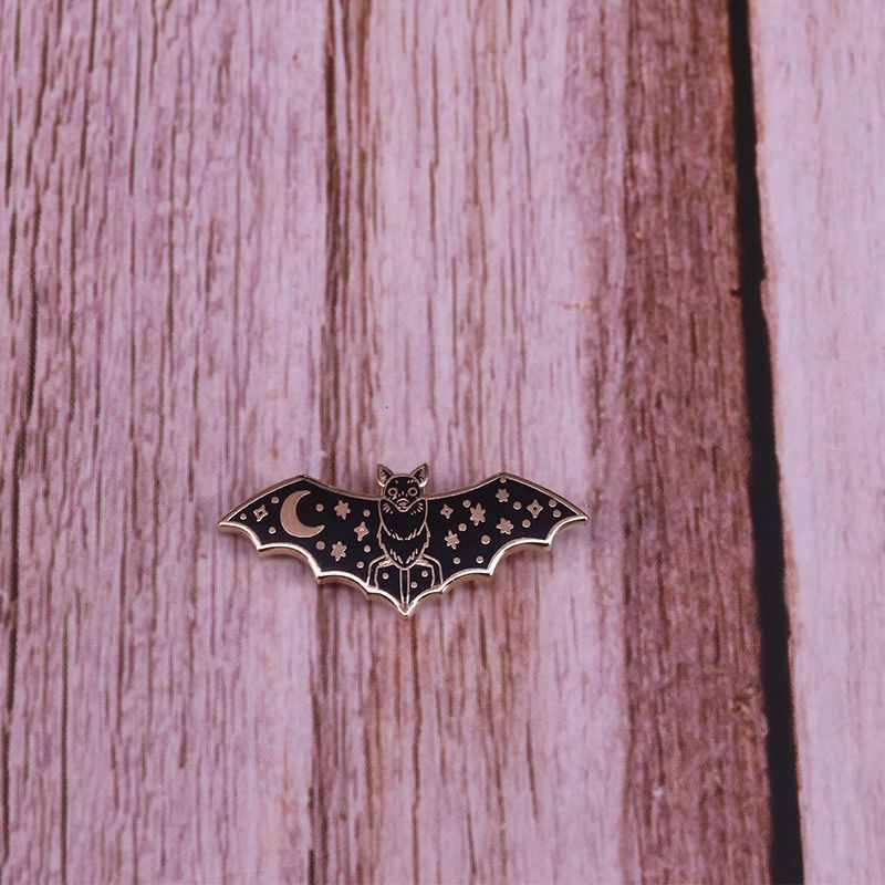 Weird Vampire Bat Celestial Witchcraft Pin