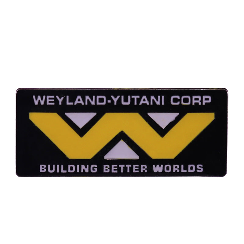front view of Weyland-Yutani Corporation: Building Better Worlds (Alien) Pin