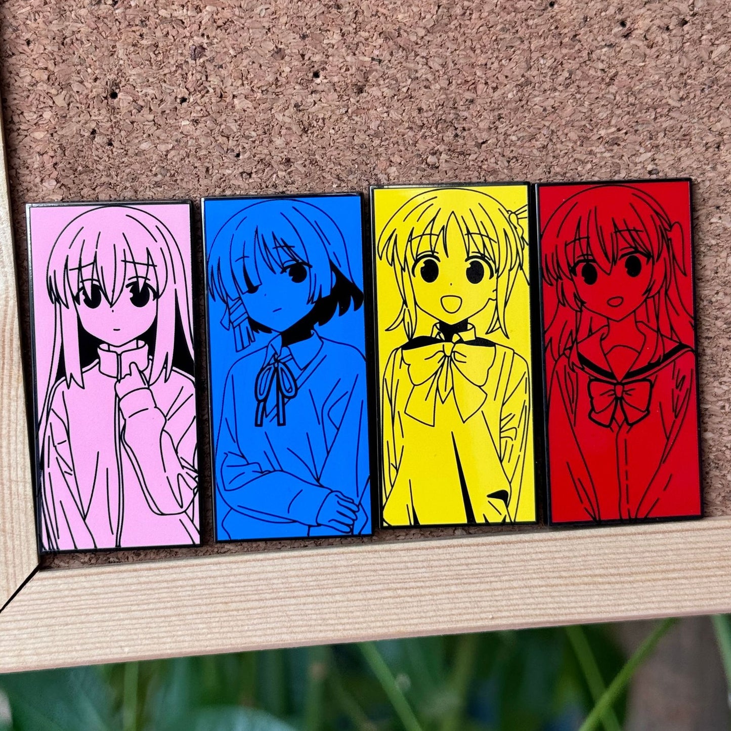 Bocchi the Rock! Hitori Gotoh Nijika Ijichi Ryo Yamada Ikuyo Kita Pin
