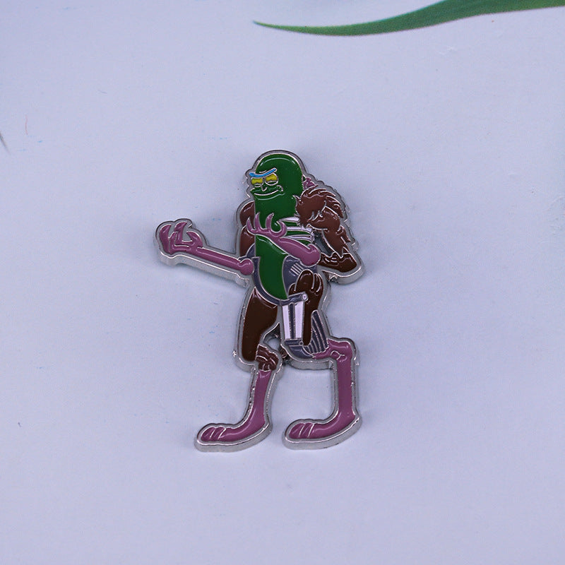 Robot Kimchi Rick Pin