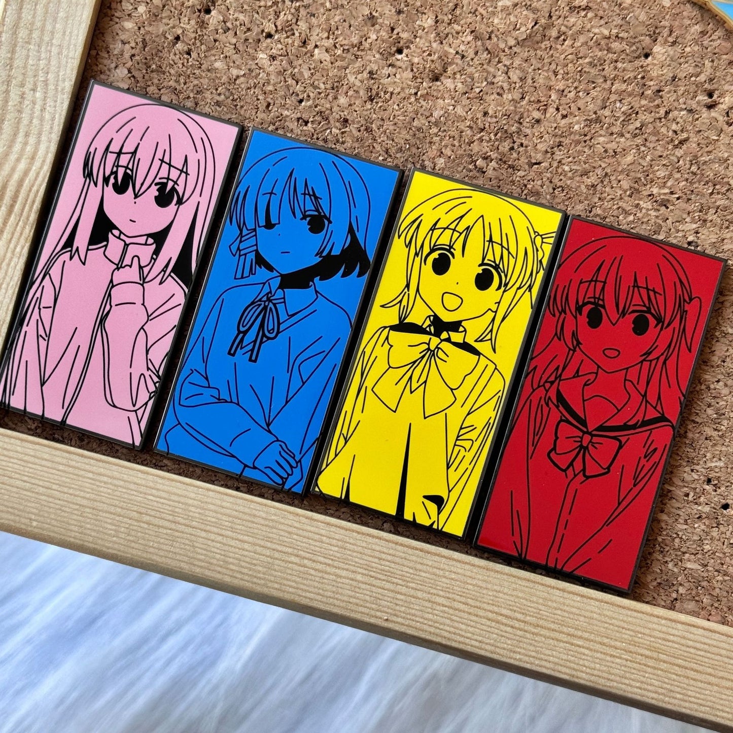 Bocchi the Rock! Hitori Gotoh Nijika Ijichi Ryo Yamada Ikuyo Kita Pin