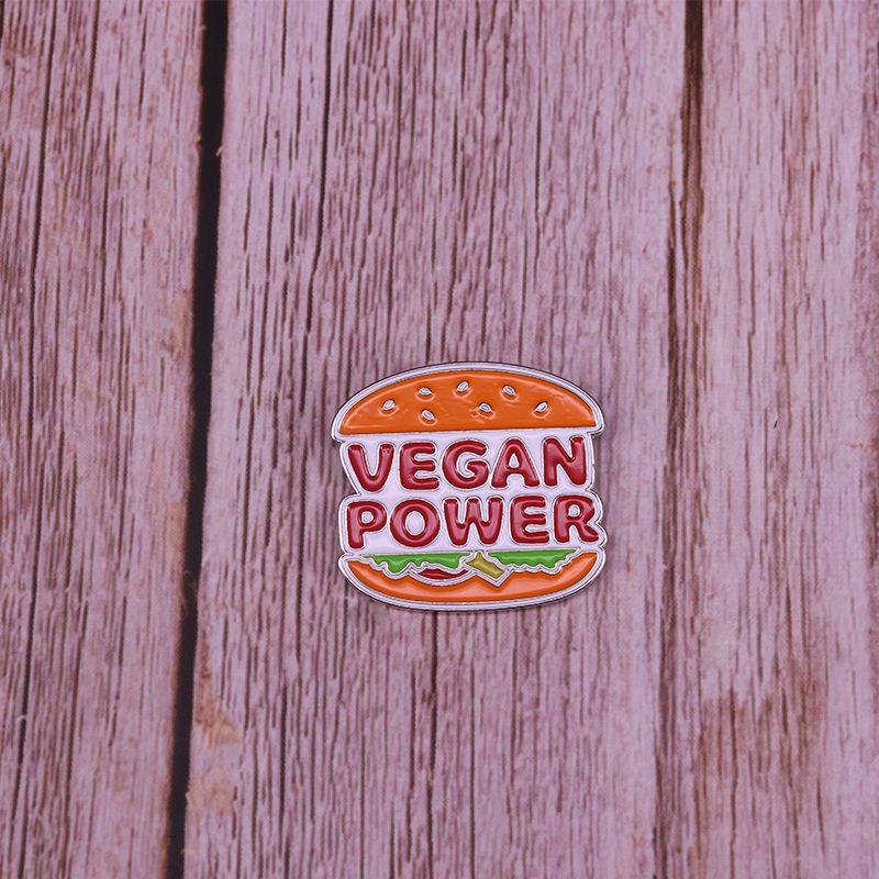 Veganpower Pin