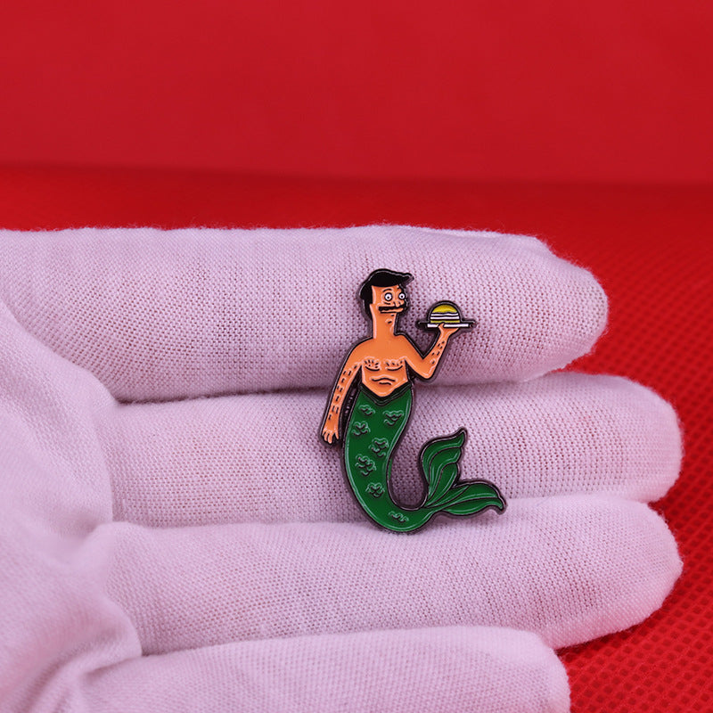 Bob'S Burgers Mermaid Waitress Pin