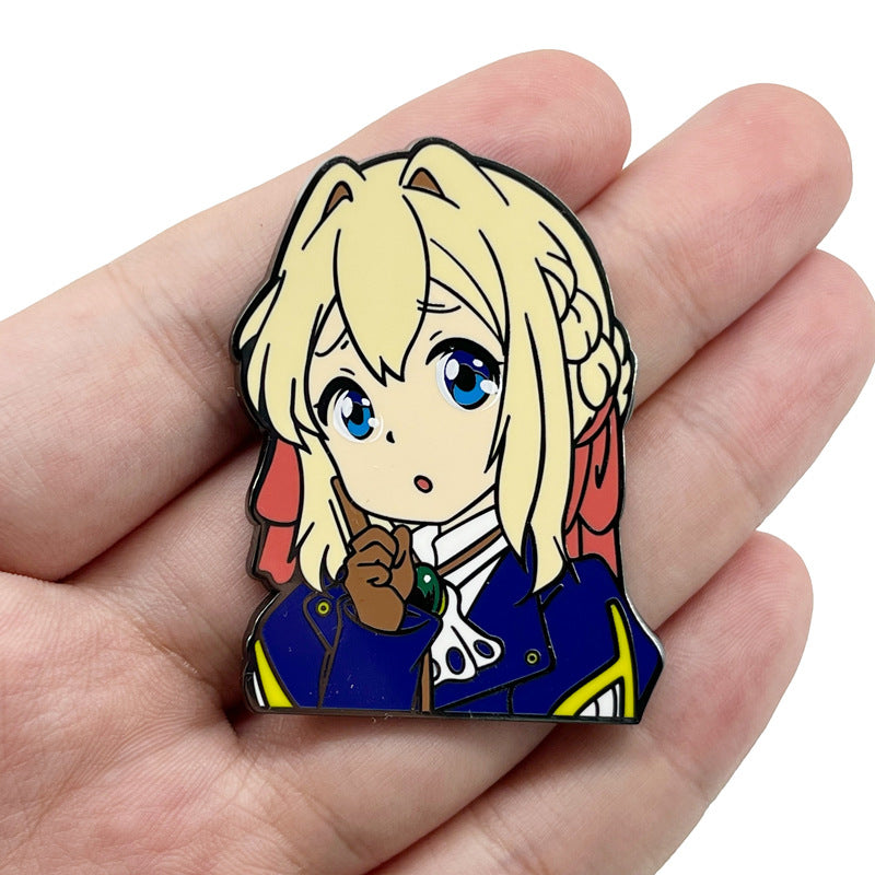 Violet Evergarden Cute Cartoon Violet Evergarden Pin