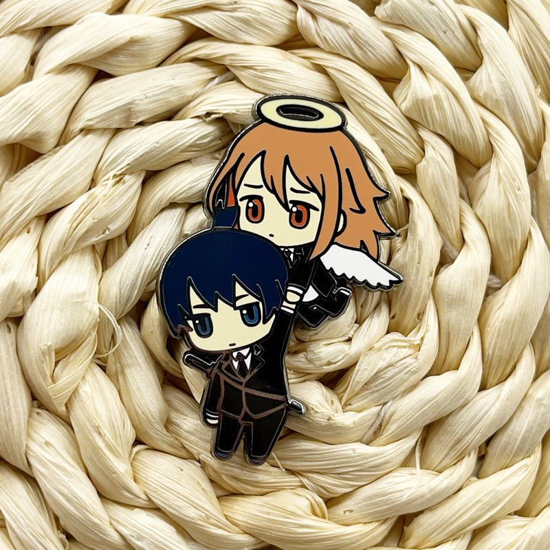 Chainsaw Man Aki Hayakawa and Angel Devil Pin