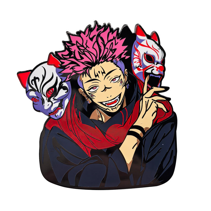 Jujutsu Kaisen Ryomen Sukuna Cartoon Pin