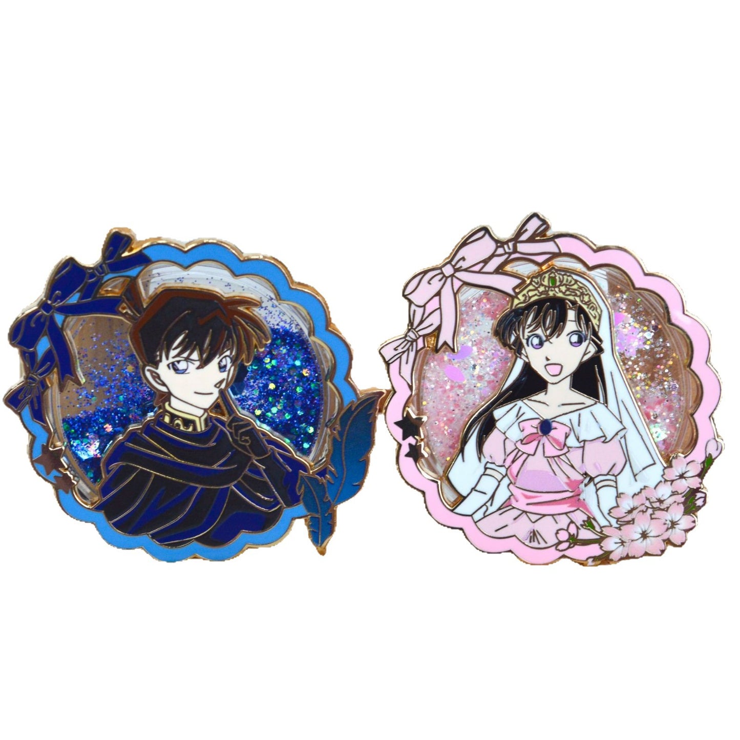 Detective Conan: Shinichi Kudo and Ran Mouri Pin