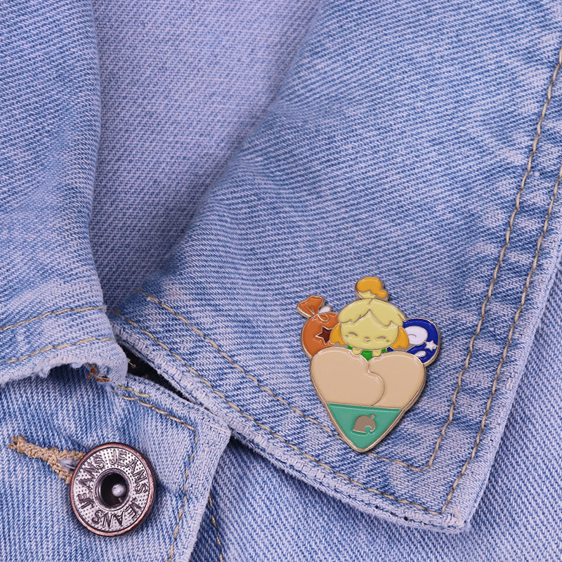 Animal Crossing Isabelle Game Pin