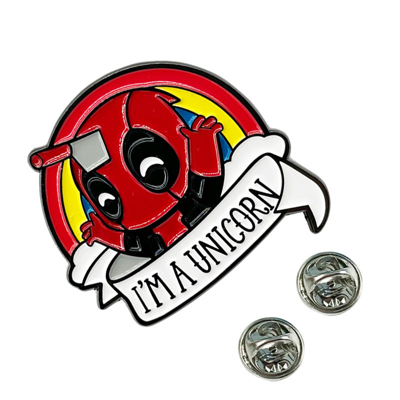 Deadpool Unicorn Pin