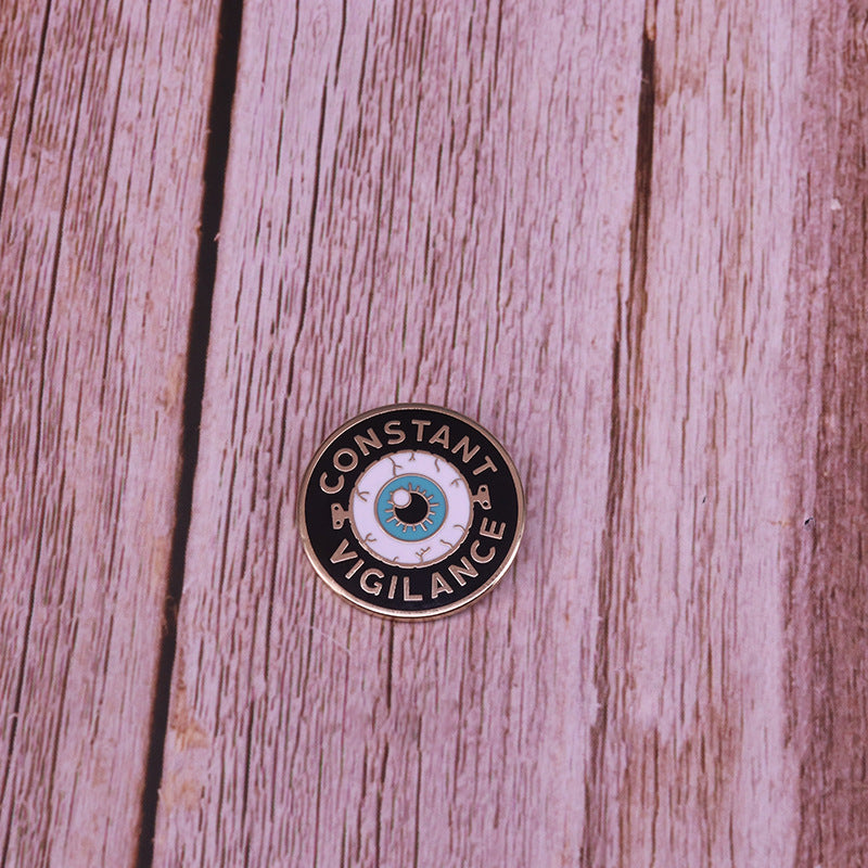 Always Be Wary - The Bizarre Anatomical Eyeball Pin