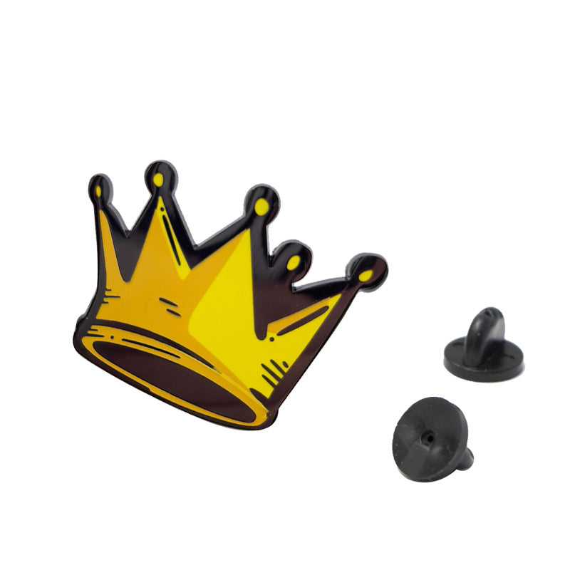 Cartoon Crown Pin