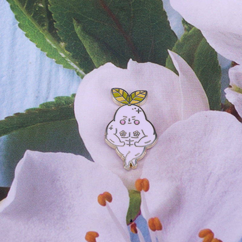 Spirited Away White Radish Spirit Pin
