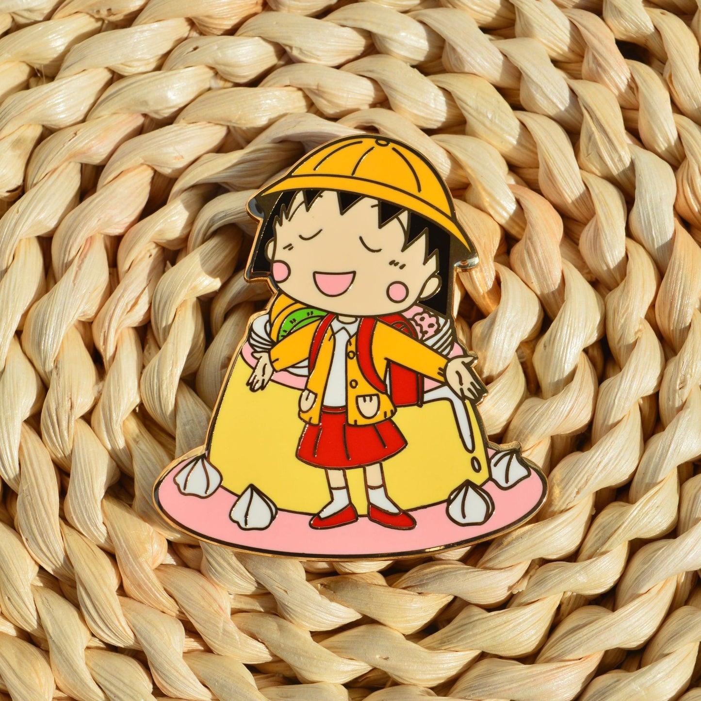 Chibi Maruko-chan Pudding Cake Maruko Pin