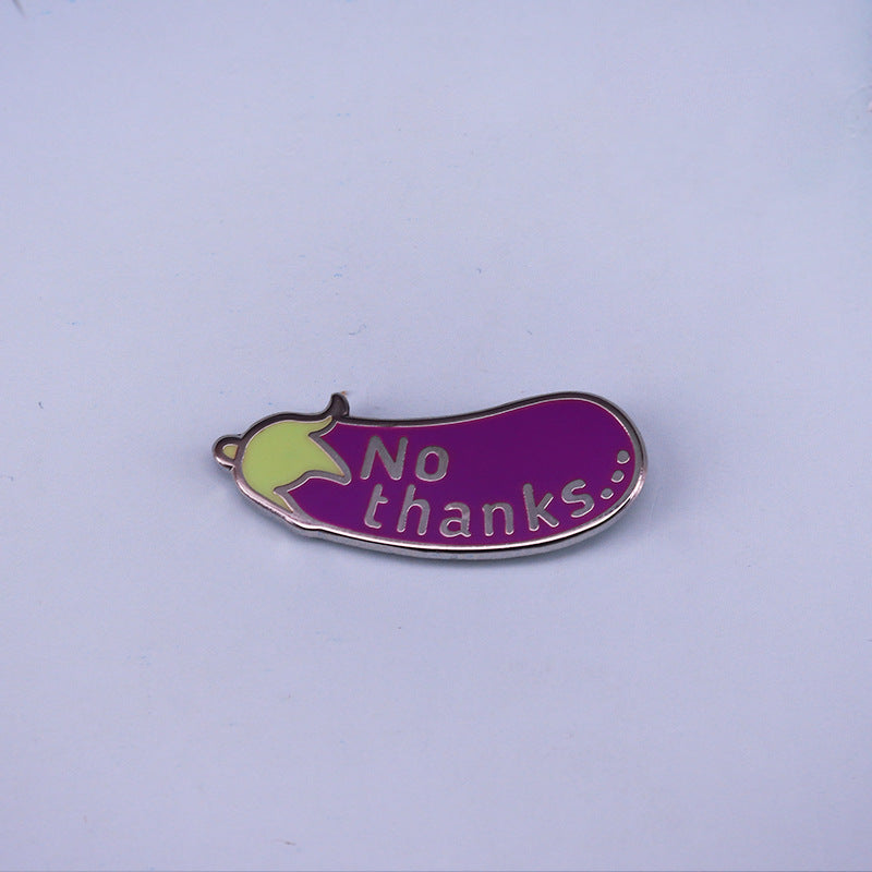 Rejected Eggplant Pin