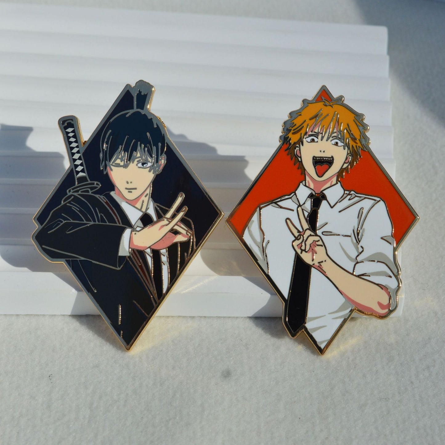 Chainsaw Man Denji Power Hayakawa Aki Makima Pin