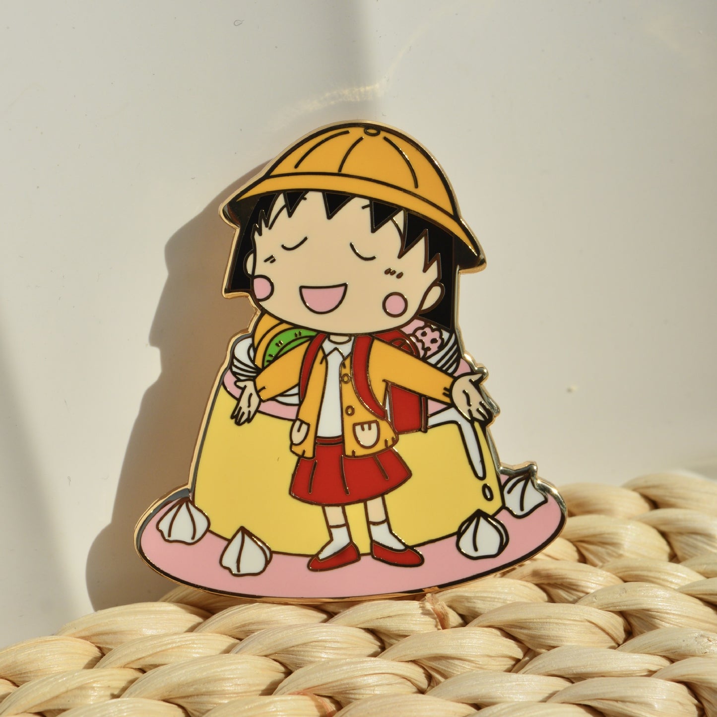 Chibi Maruko-chan Pudding Cake Maruko Pin
